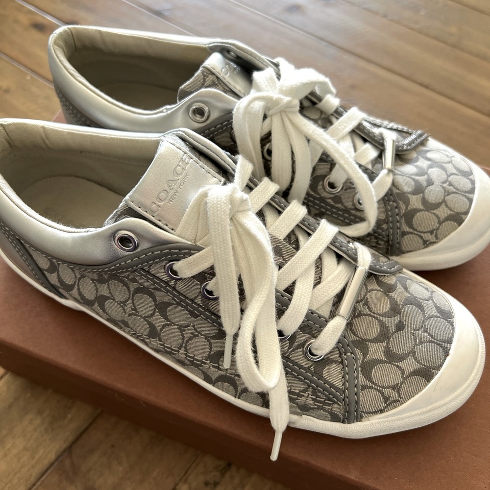 Authentic Coach Francesca Metallic Sneaker